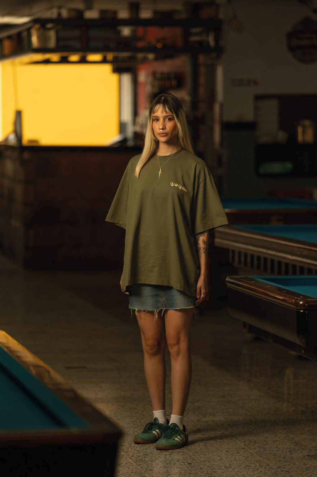 Camiseta "Aguzate" Verde Oliva