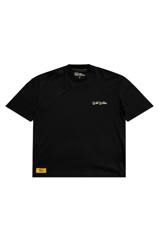 Camiseta "Aguzate" negro