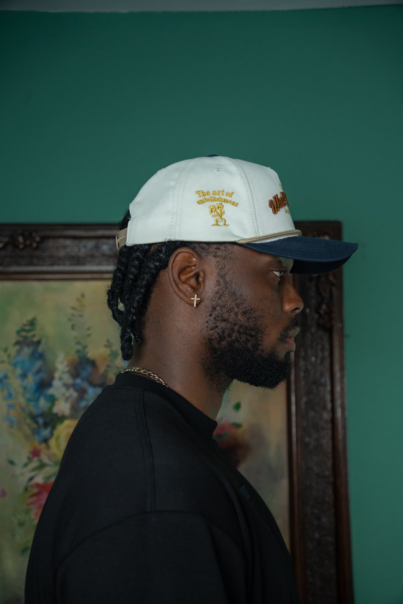 BASEBALL CAP WHITE AND BLUE