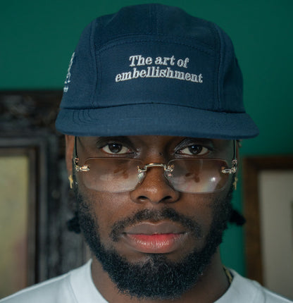 GORRA 5 PANELES AZUL OSCURA