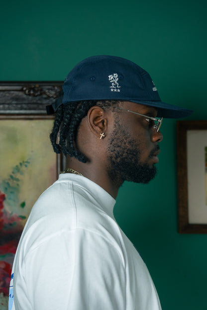 GORRA 5 PANELES AZUL OSCURA