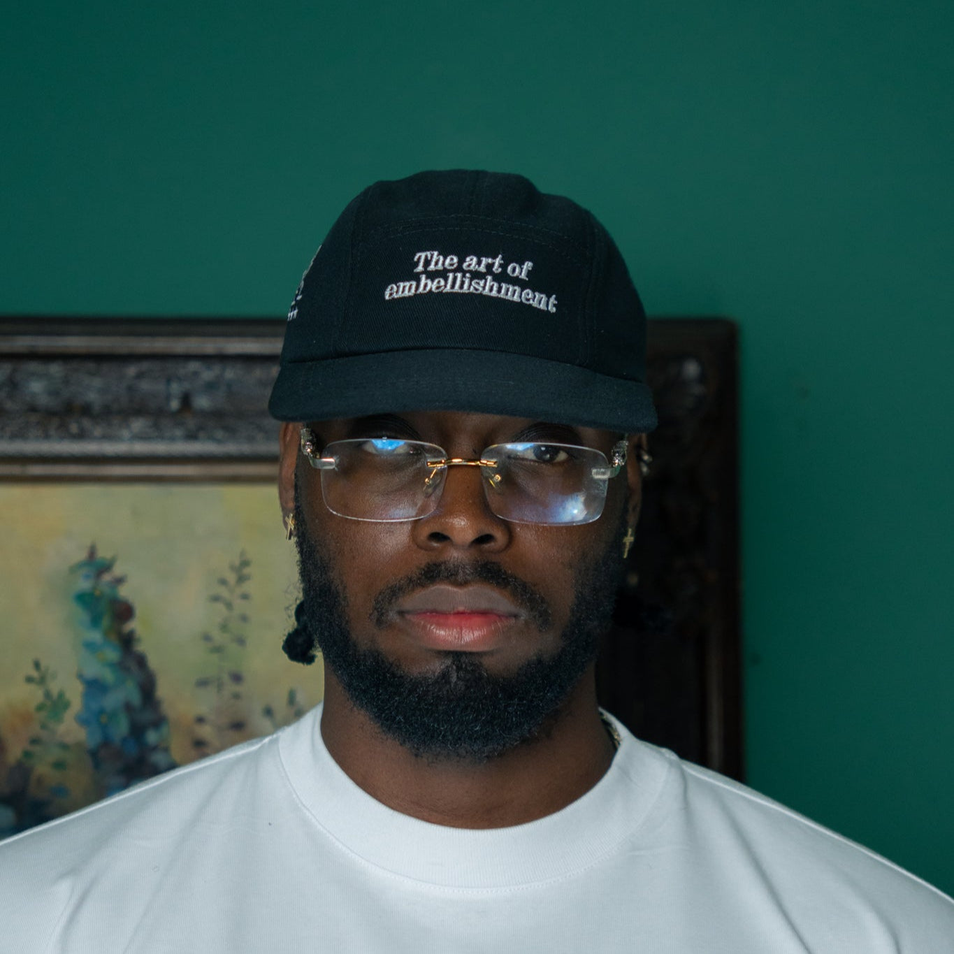 GORRA 5 PANELES NEGRA