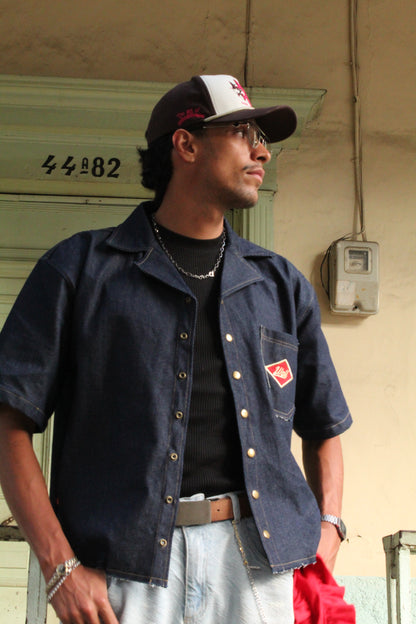 CAMISA GRANDMA'S FAVORITE / RAW DENIM
