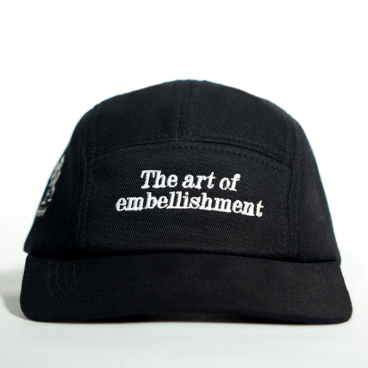 GORRA 5 PANELES NEGRA