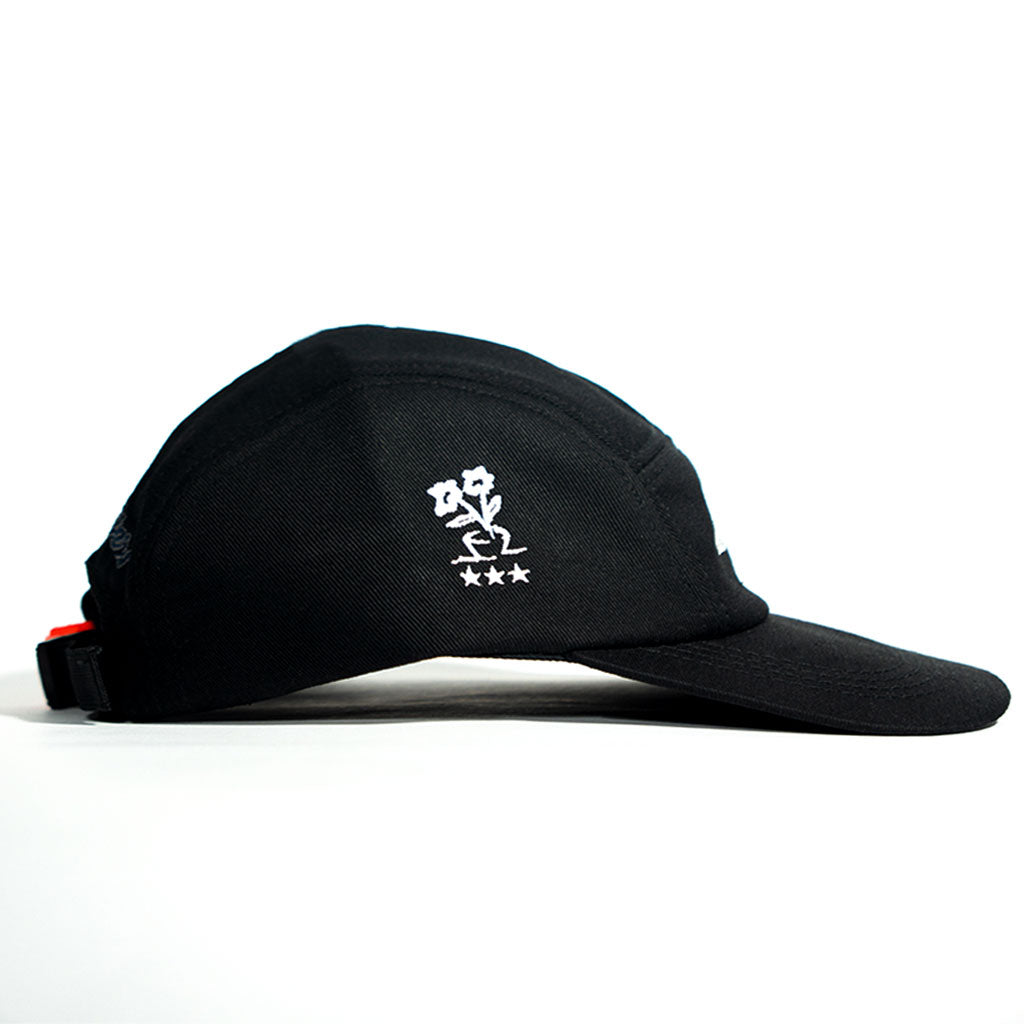 GORRA 5 PANELES NEGRA
