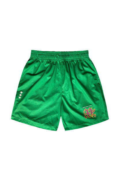 Basketball short- Greench